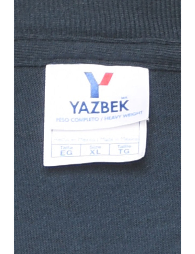 Navy Embroidered Mexico T-shirt - XL