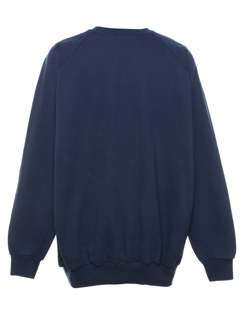Navy Landscape Design Sweatshirt - L