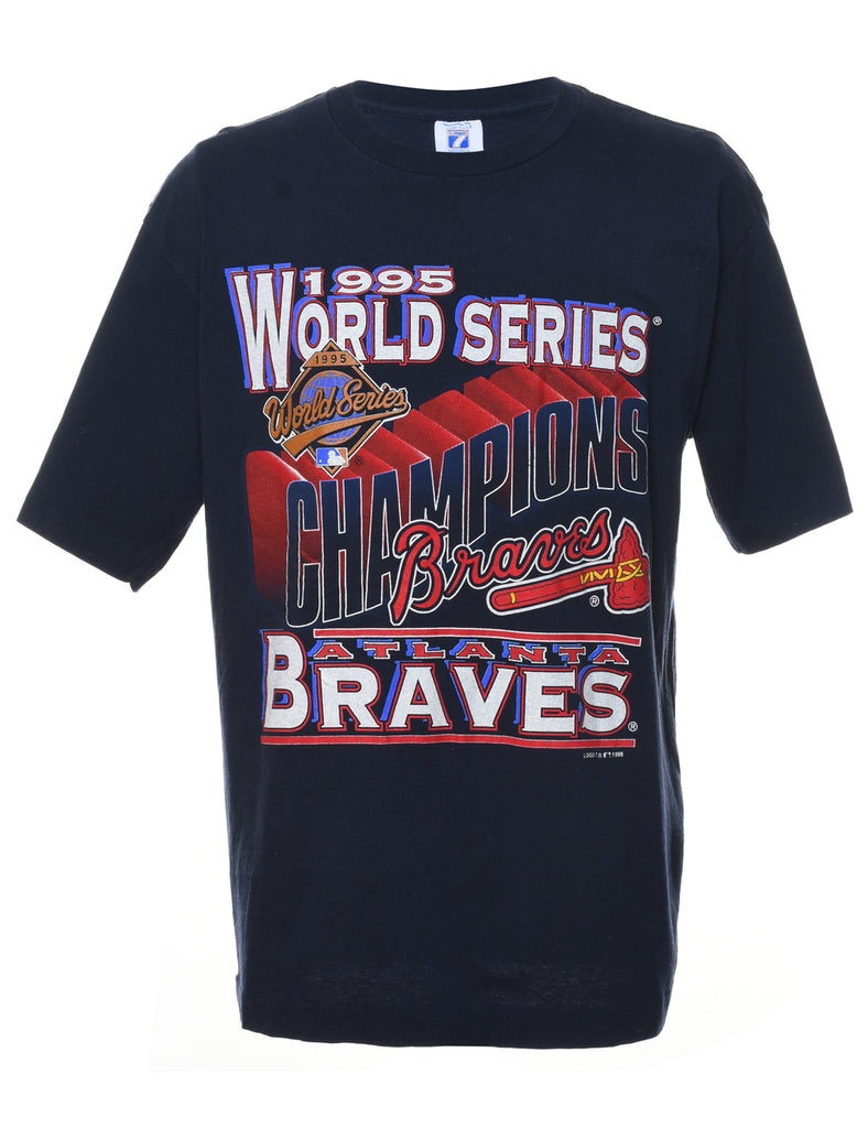 Navy MLB Printed T-Shirt - XL