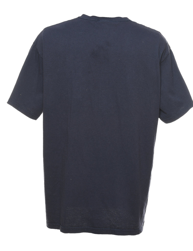 Navy NASCAR Printed T-shirt - XL