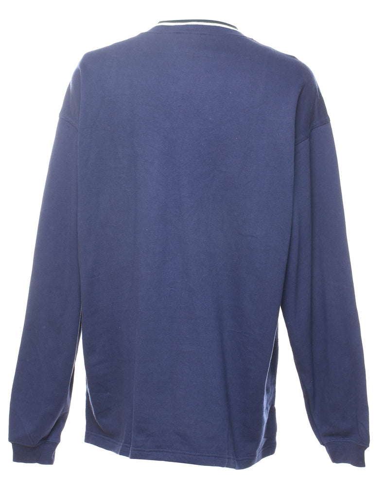 Navy Plain Sweatshirt - XL