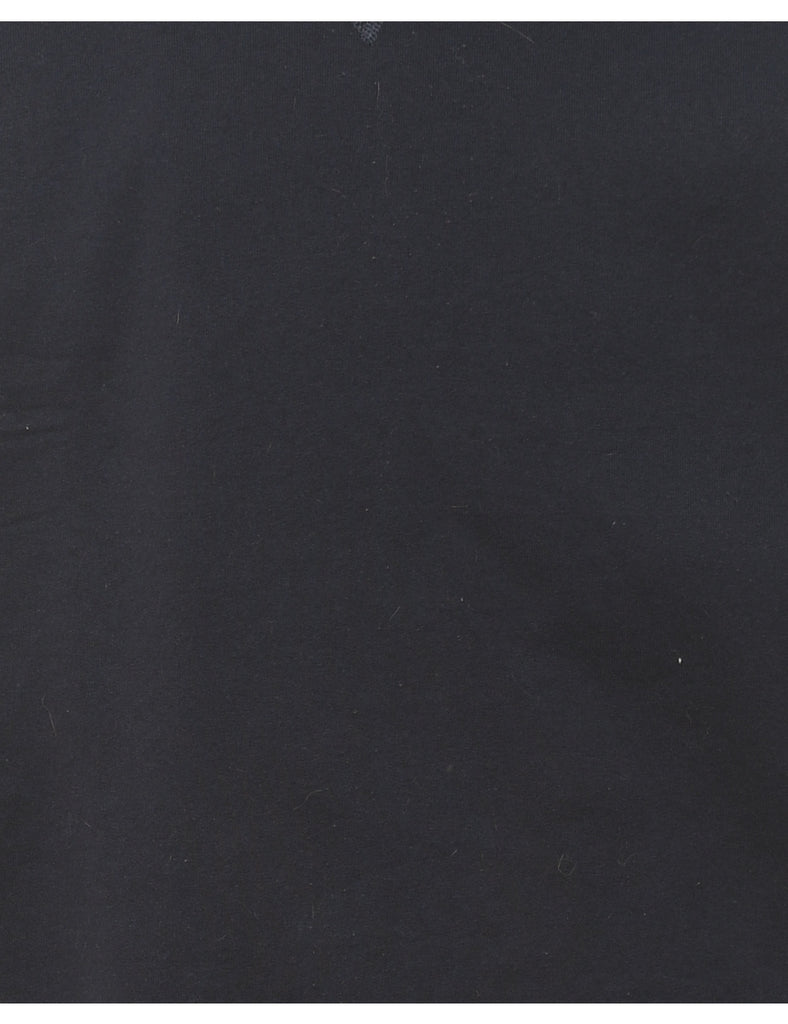 Navy Plain Sweatshirt - M