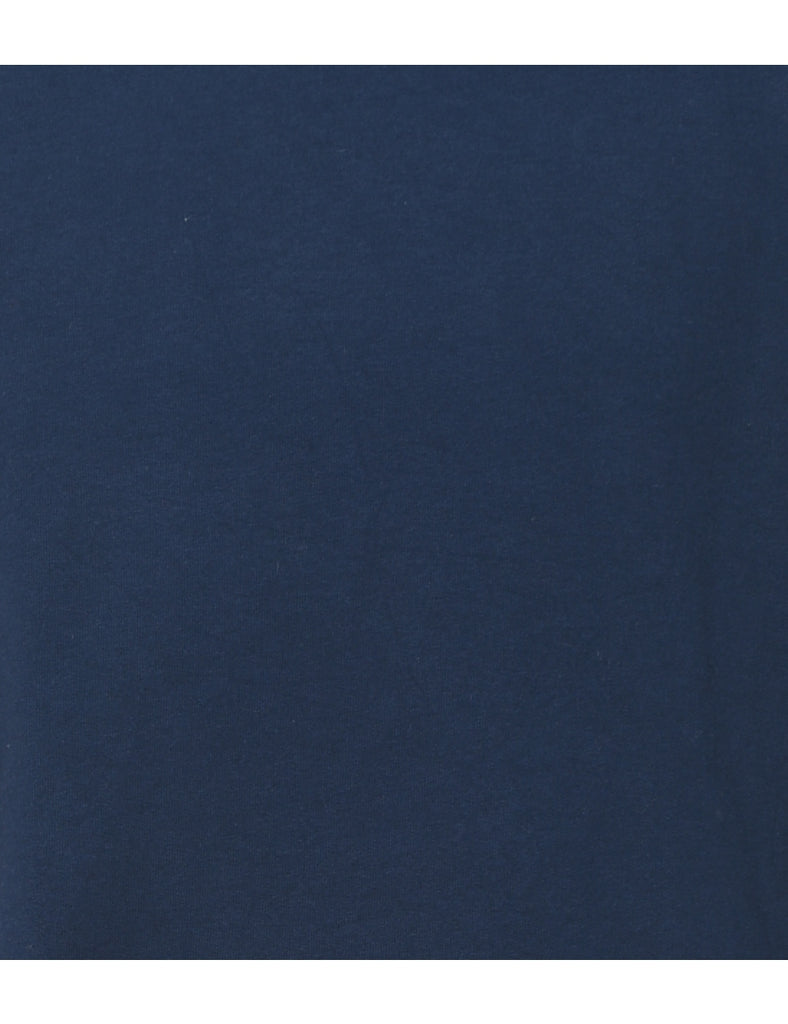 Navy Plain Sweatshirt - M