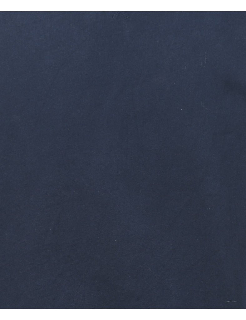 Navy Plain Sweatshirt - L