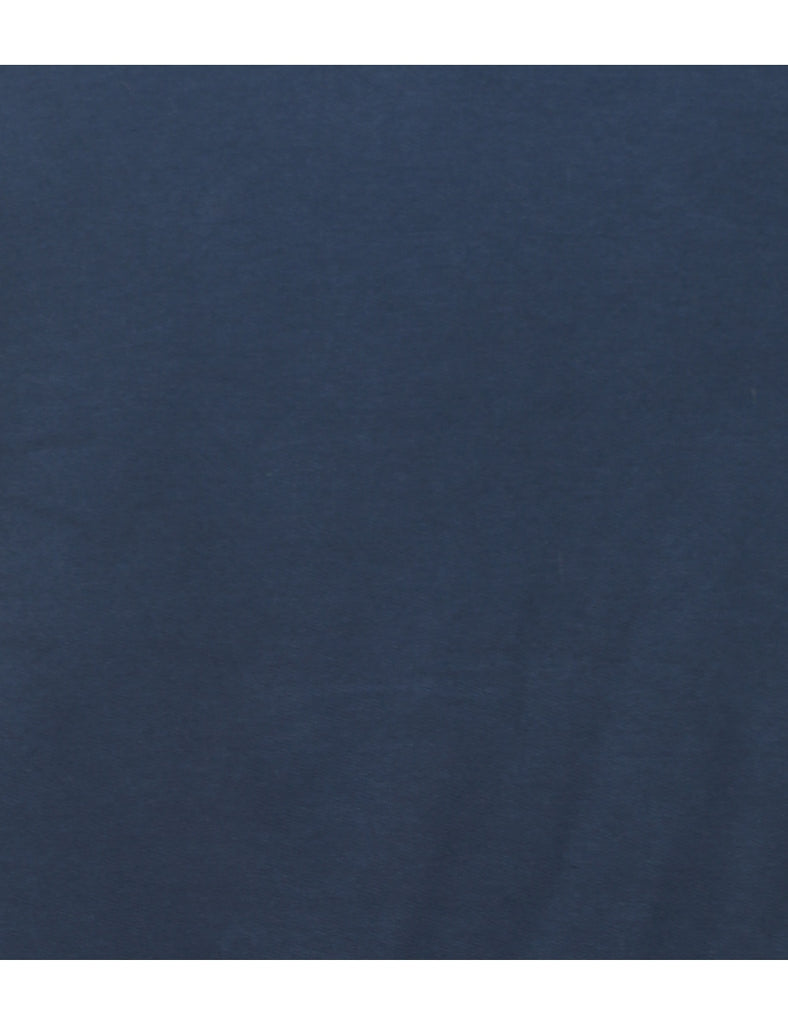 Navy Plain Sweatshirt - M