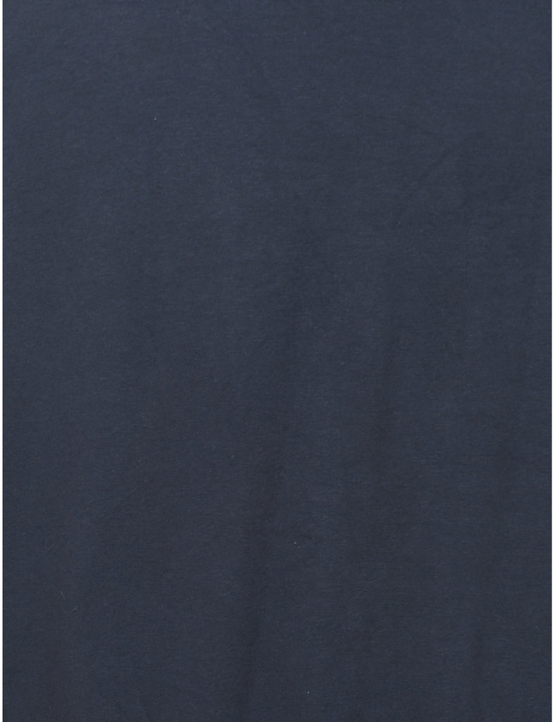 Navy Plain Sweatshirt - L