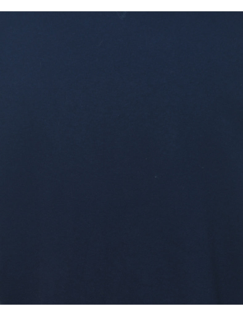 Navy Plain Sweatshirt - L
