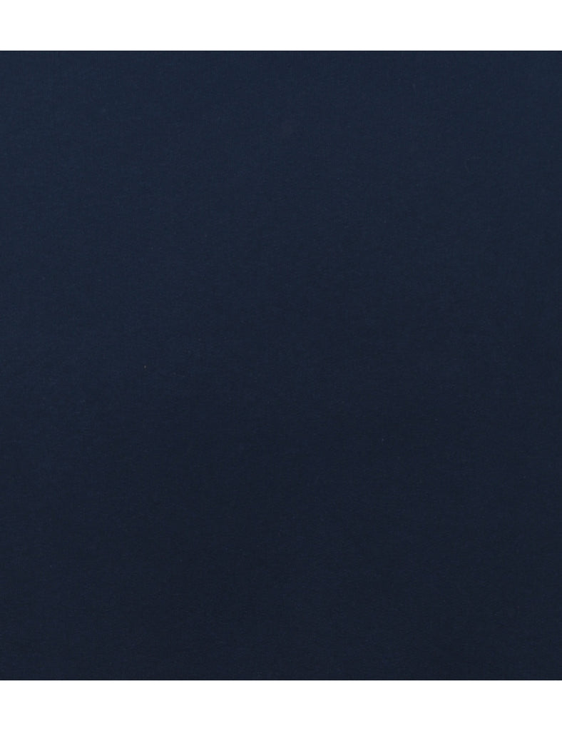 Navy Plain Sweatshirt - M
