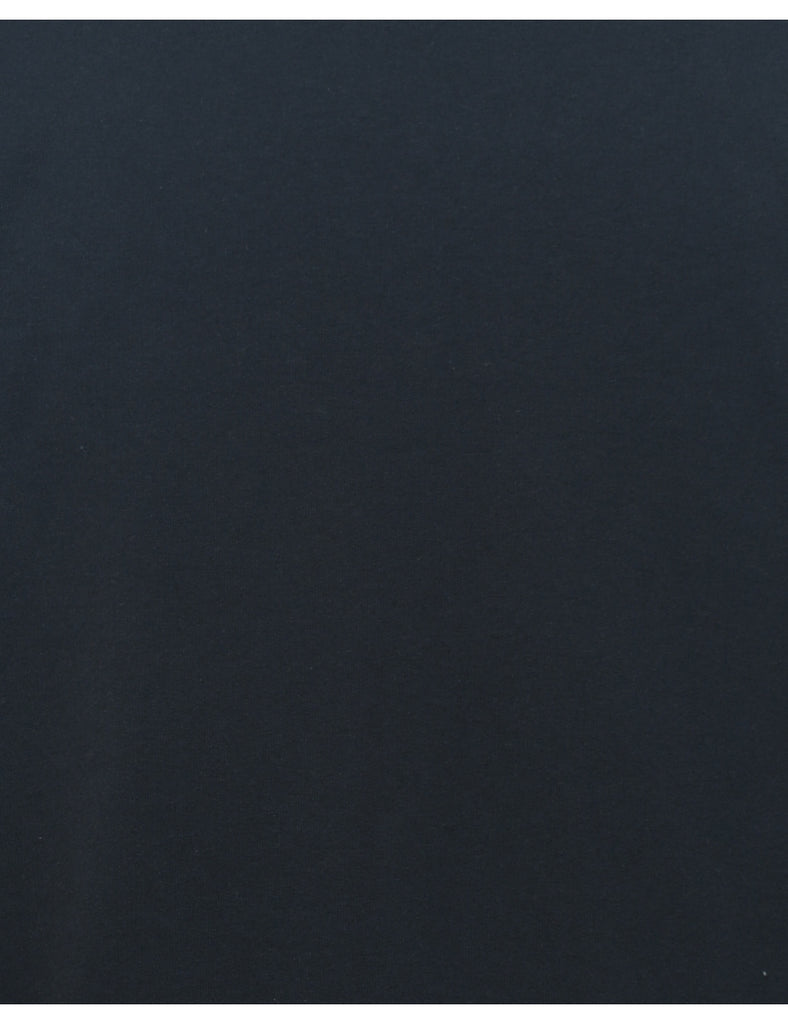 Navy Plain Sweatshirt - M