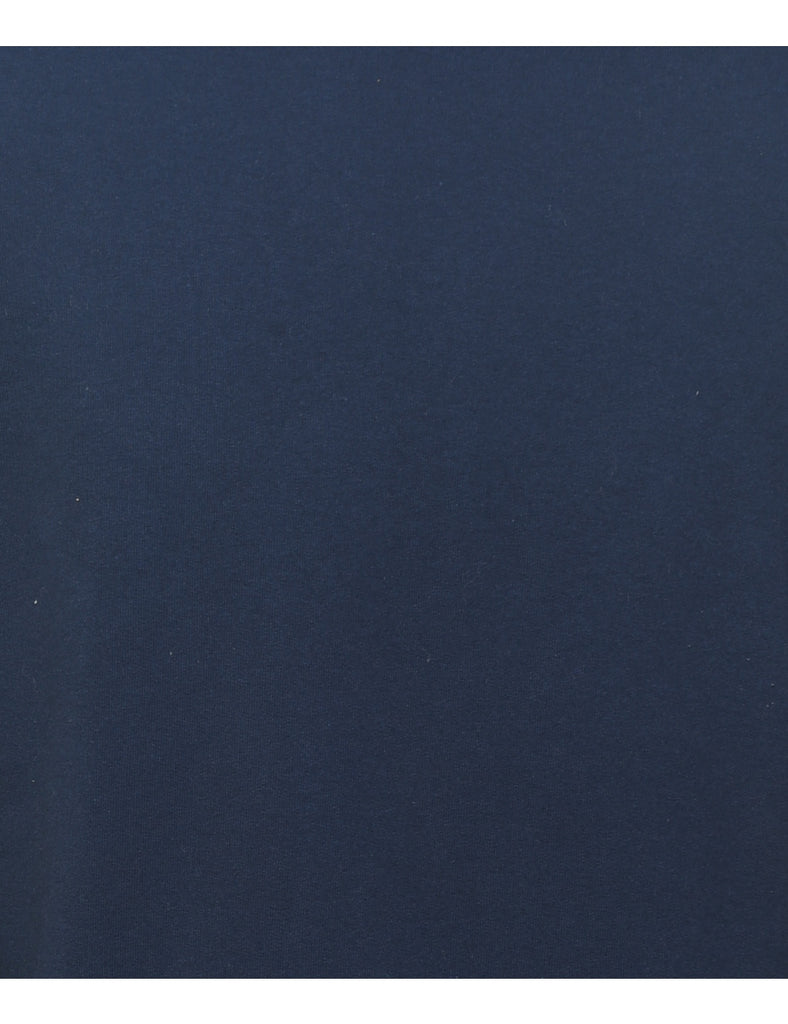 Navy Plain Sweatshirt - M
