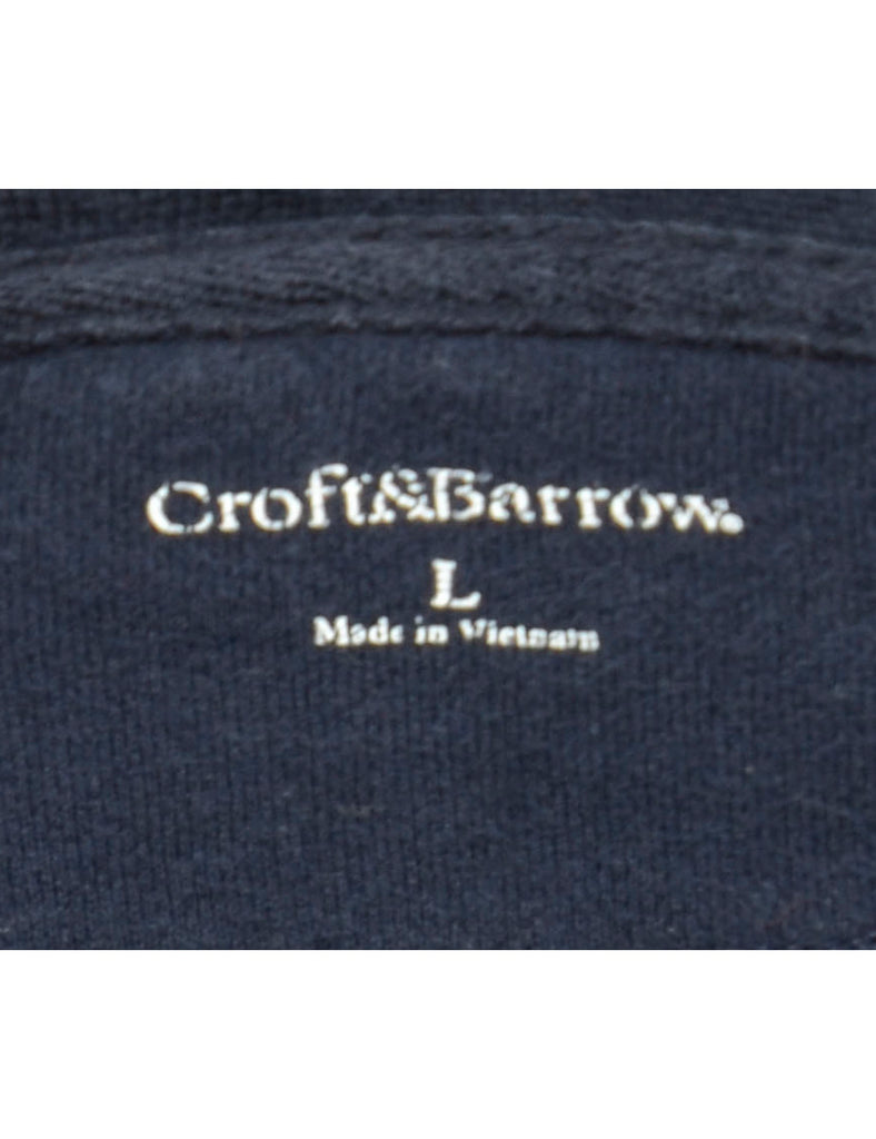 Navy Plain Sweatshirt - L