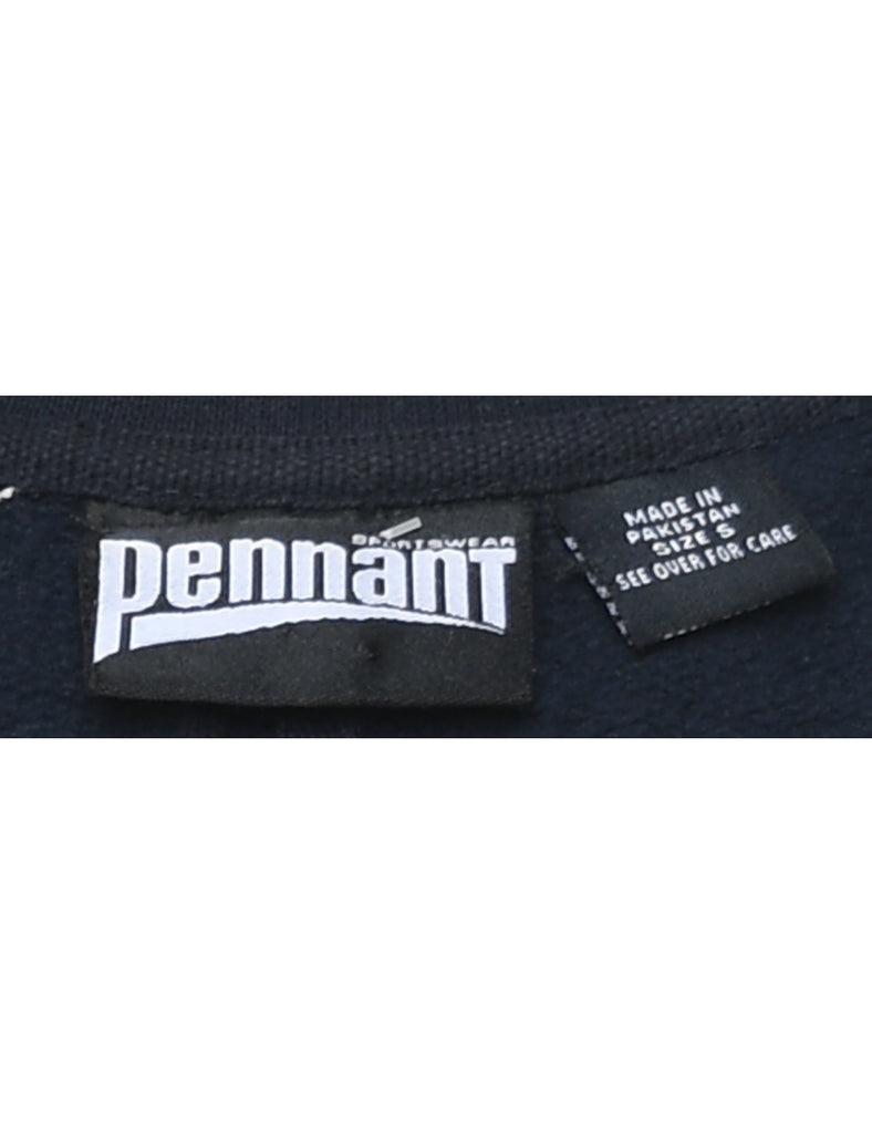 Navy Plain Sweatshirt - S