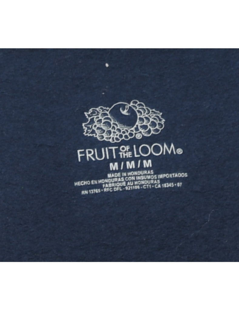 Navy Plain Sweatshirt - M