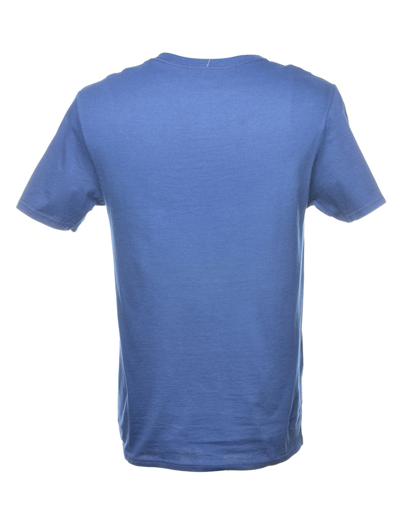 Navy Plain T-shirt - M