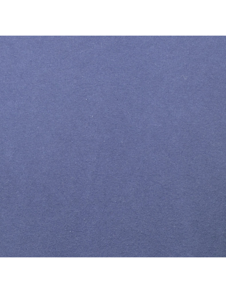 Navy Plain T-shirt - L