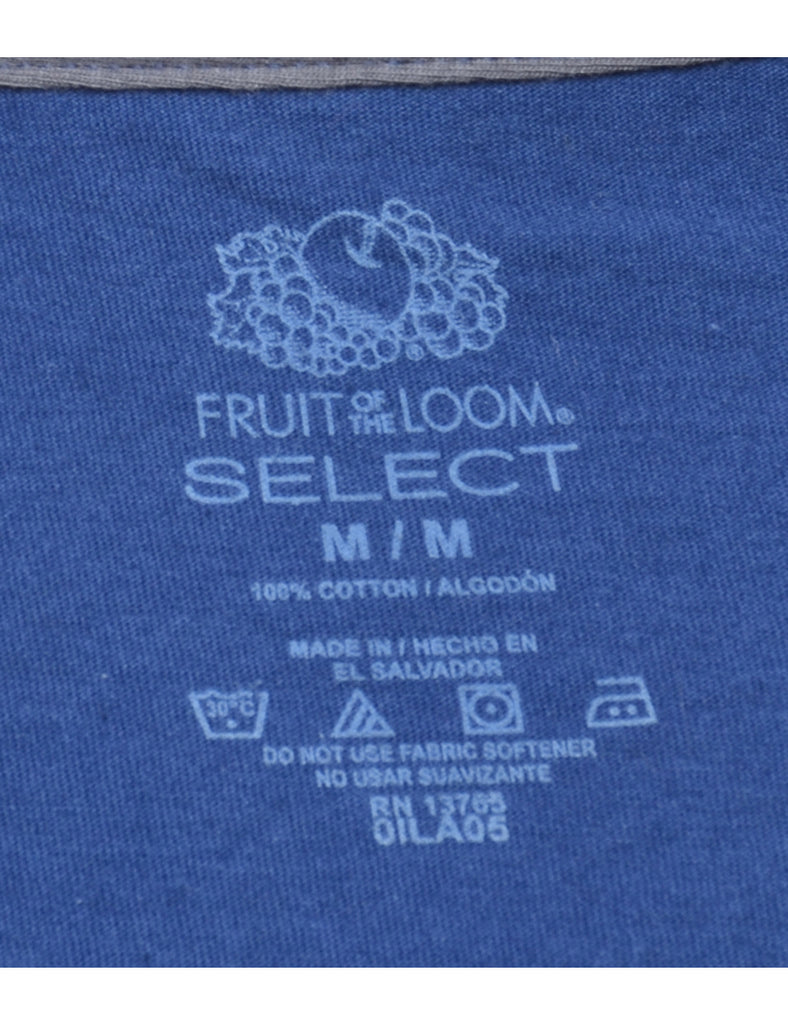 Navy Plain T-shirt - M