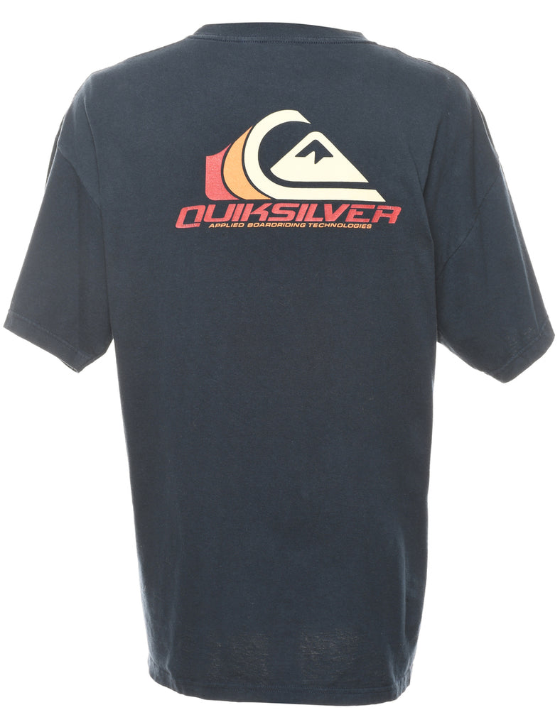 Navy Quicksilver T-Shirt - XL