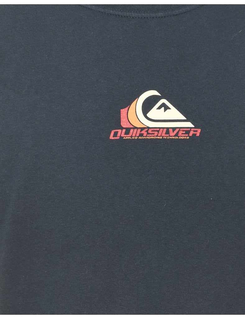 Navy Quicksilver T-Shirt - XL