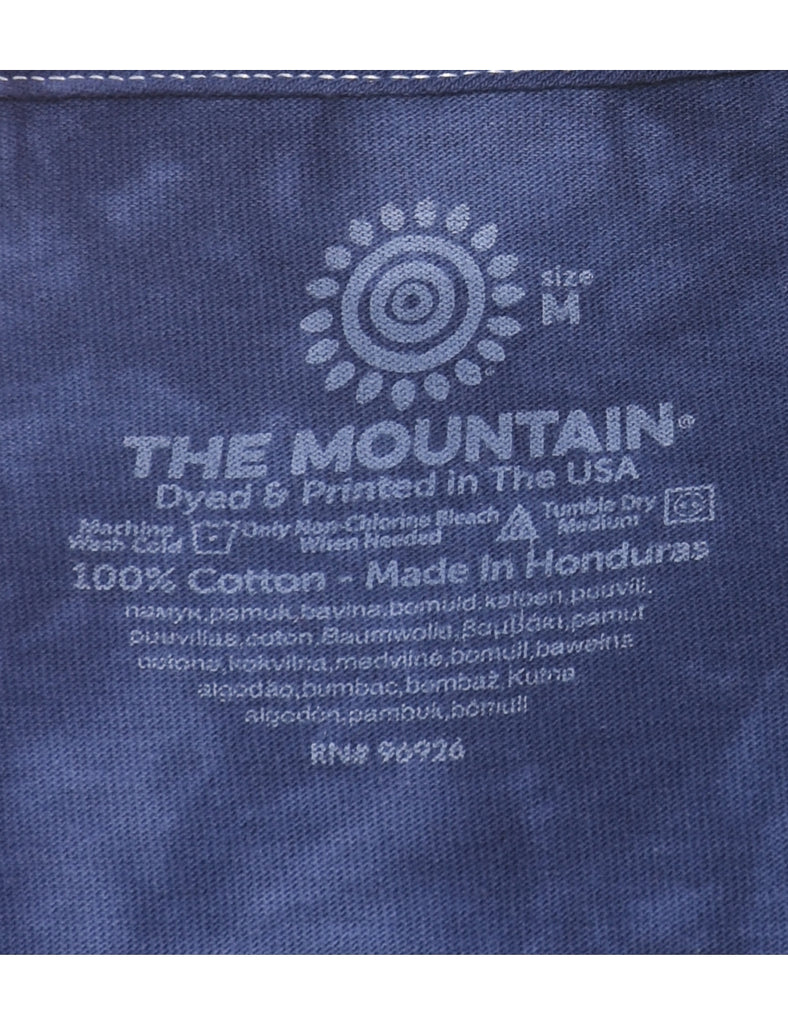 Navy & Red Cat The Mountain T-Shirt - M