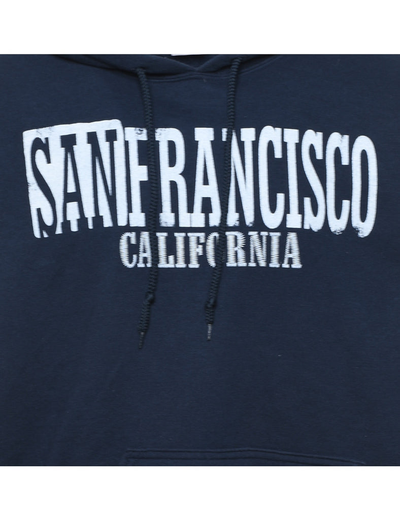 Navy San Francisco California Hoodie - L