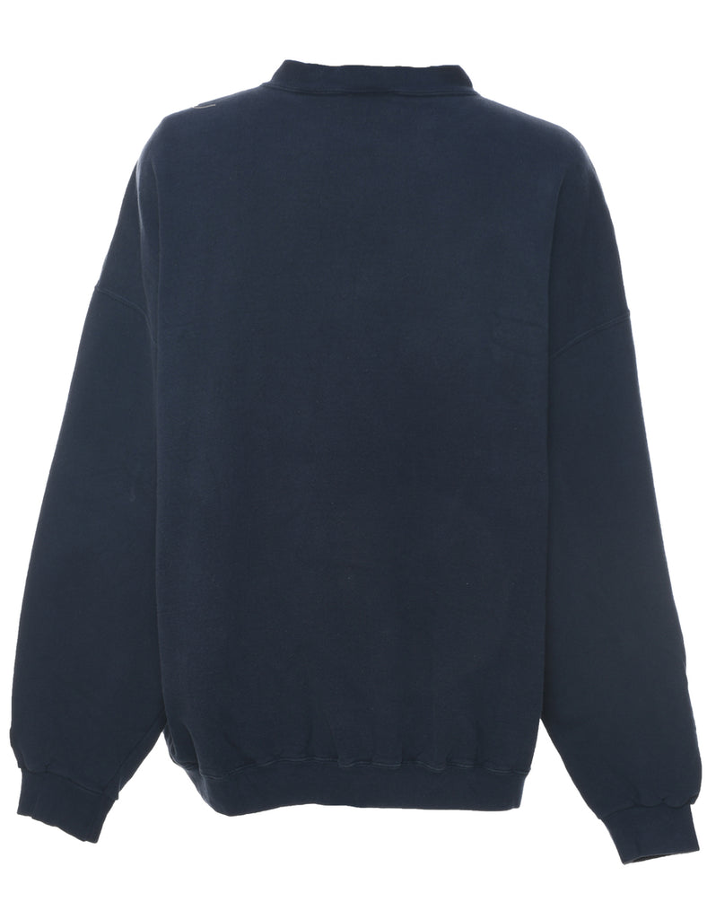 Navy Seattle MLB Embroidered Sweatshirt - XXL
