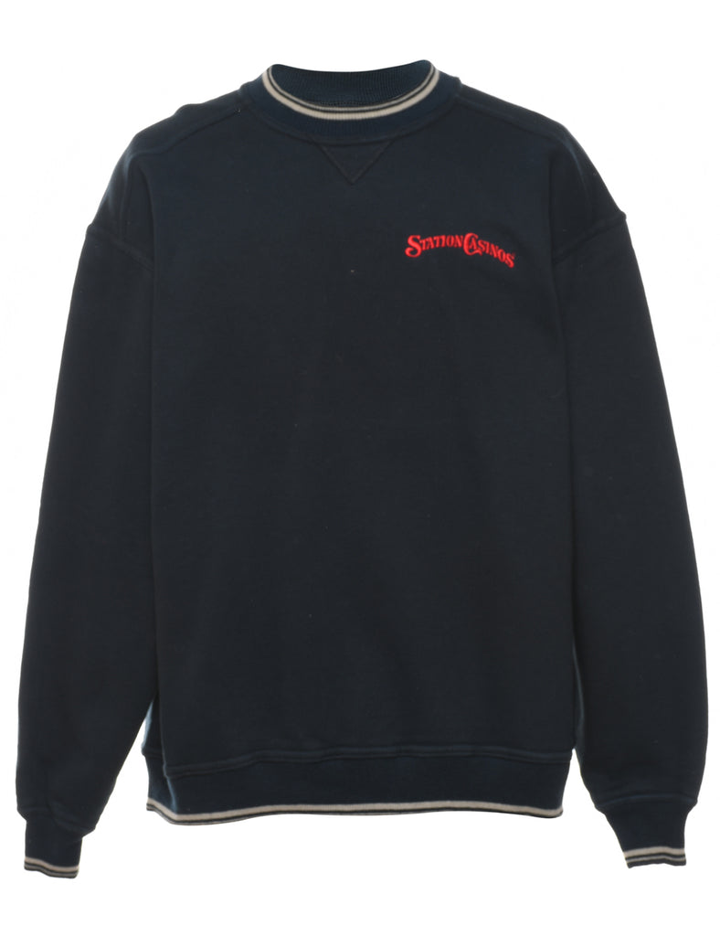 Navy Station Casinos Sweatshirt - L