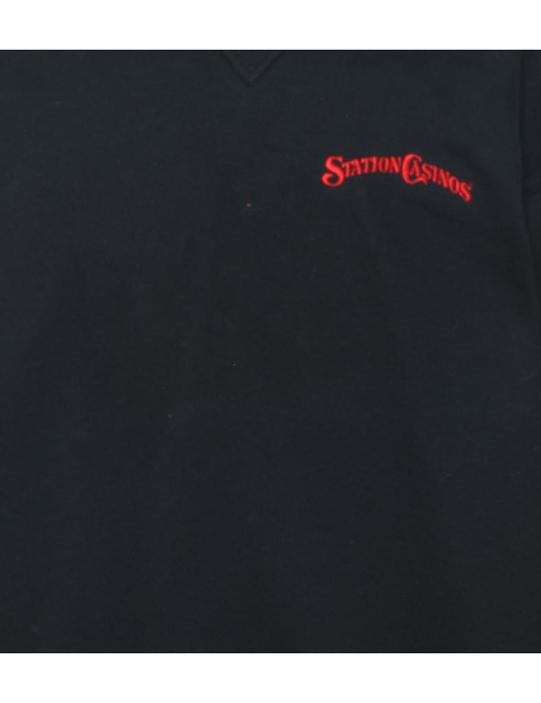 Navy Station Casinos Sweatshirt - L