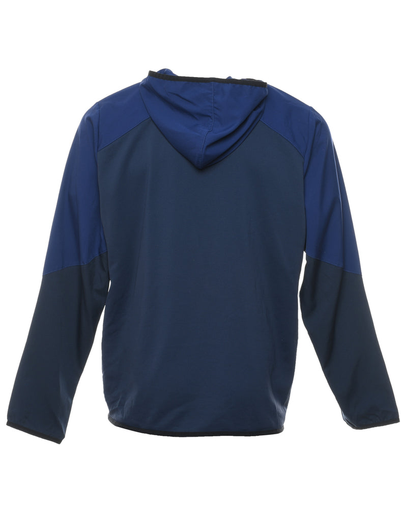 Navy Umbro Printed Hoodie - XL