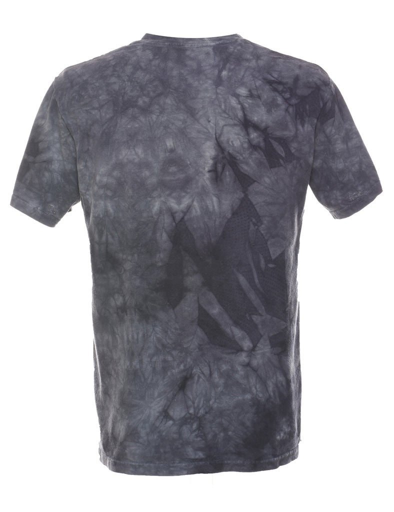 Navy Wolf The Mountain Tie Dye T-shirt - S