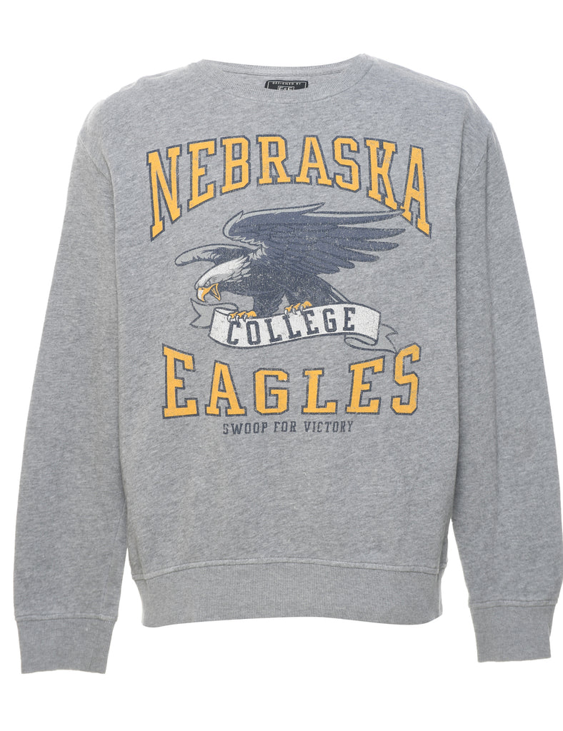 Nebraska Eagles Printed Sweatshirt - L