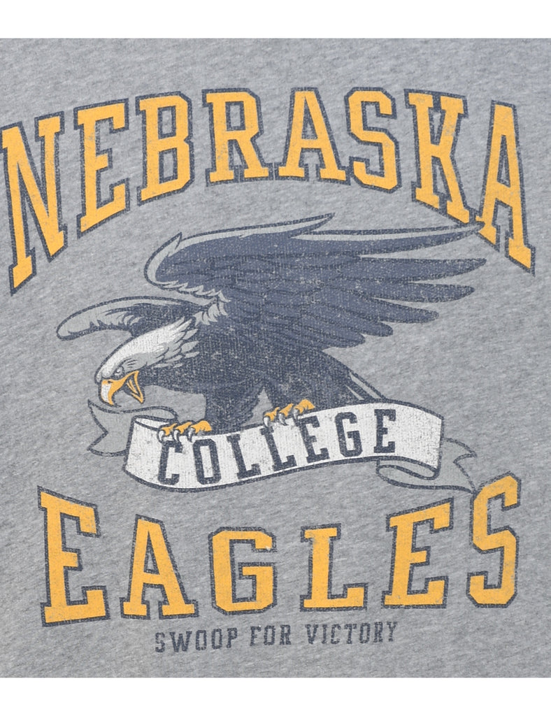 Nebraska Eagles Printed Sweatshirt - L