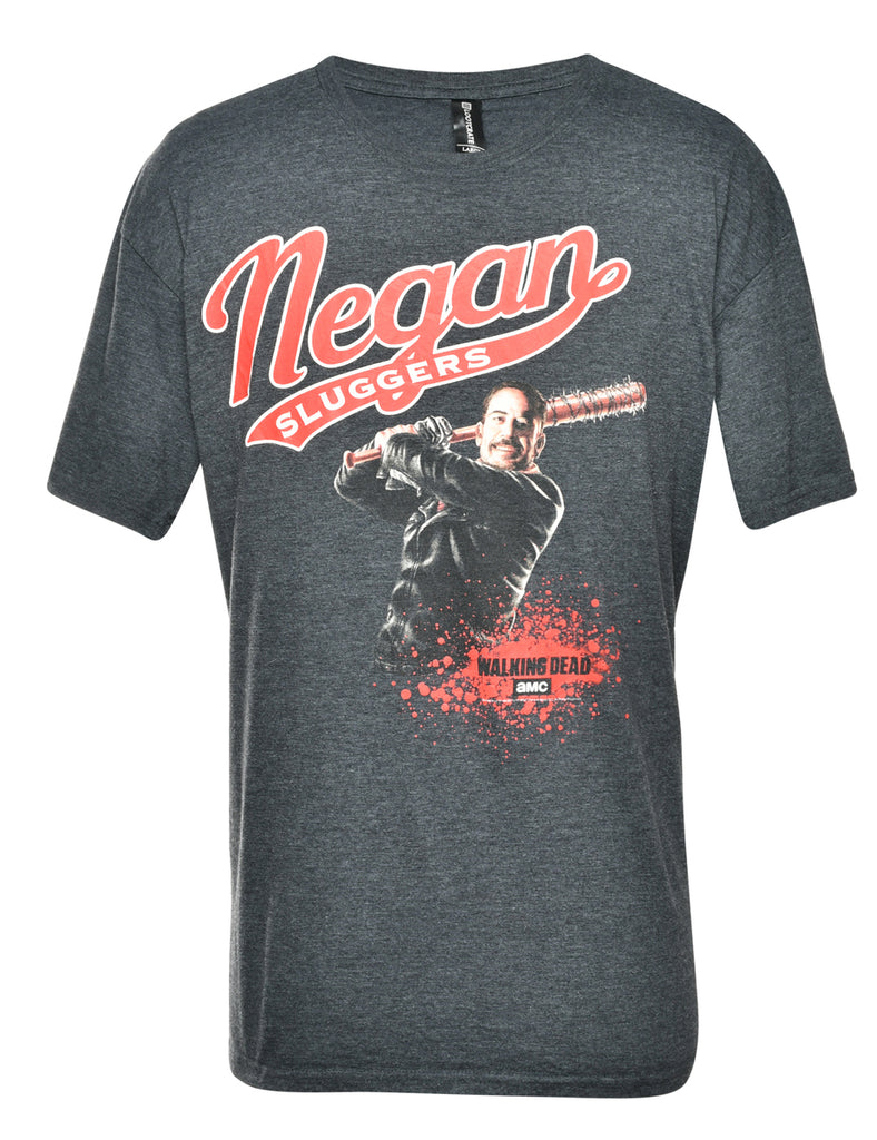 Negan Sluggers Printed T-shirt - L