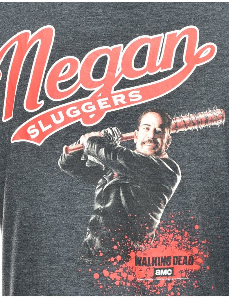 Negan Sluggers Printed T-shirt - L