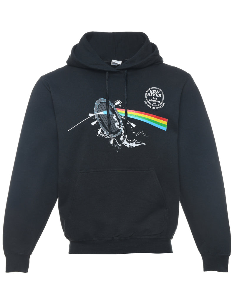 New River Printed Hoodie - S