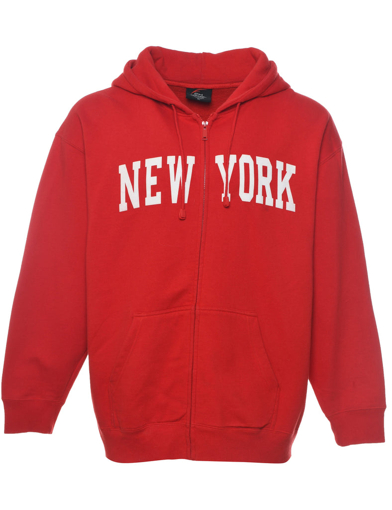 New York Printed Hoodie - XL