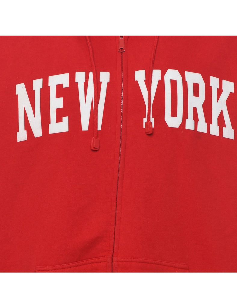 New York Printed Hoodie - XL