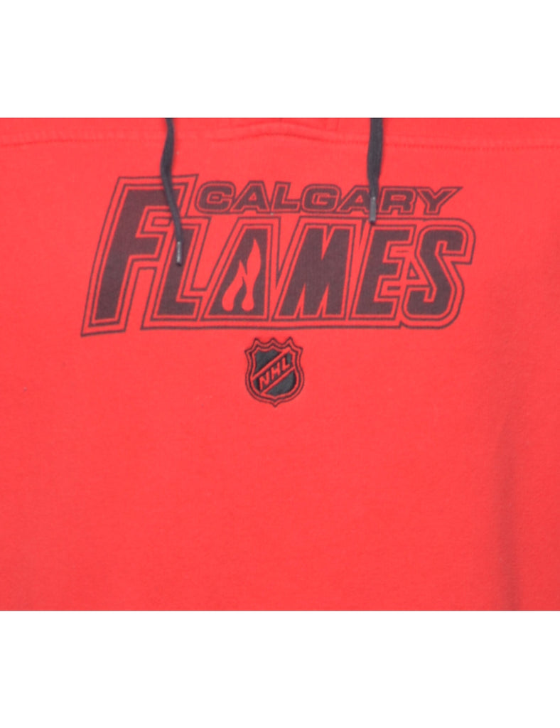 NFL Calgary Flames Printed Hoodie - M