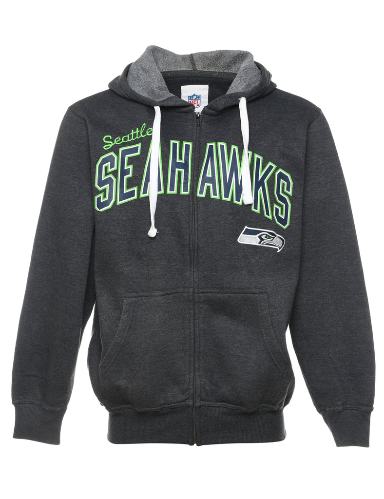 NFL Hooded Grey Sports Sweatshirt - M