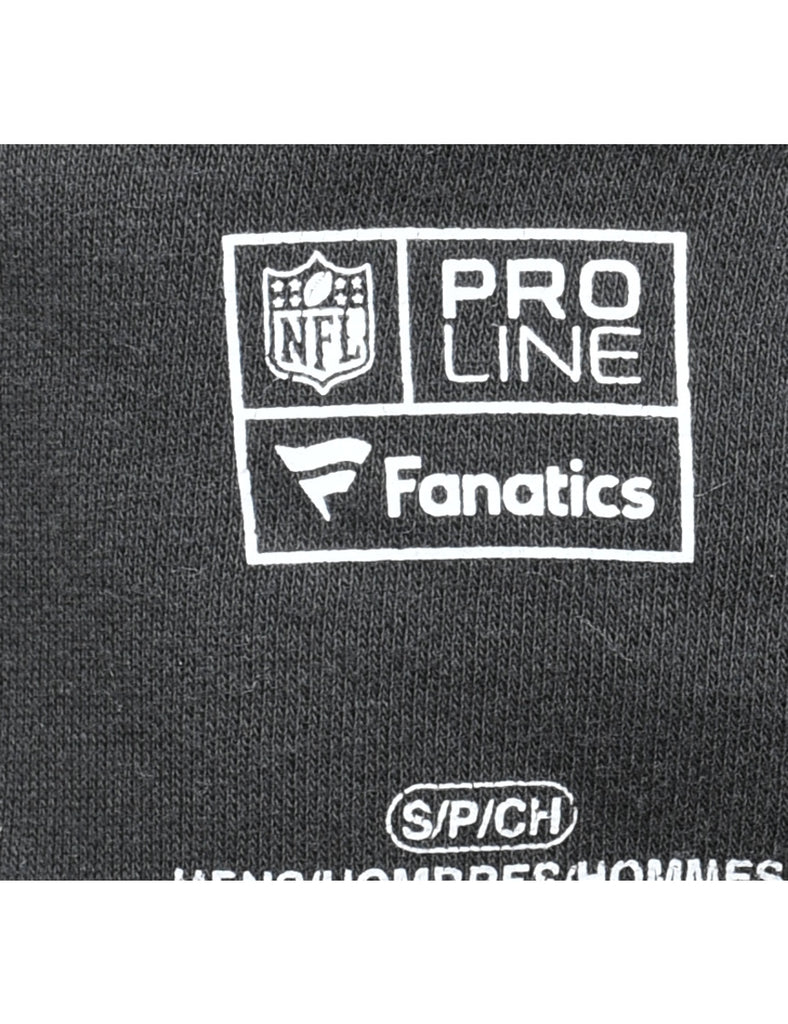 NFL Pittsburgh Steelers Black Hooded Sports Sweatshirt - S