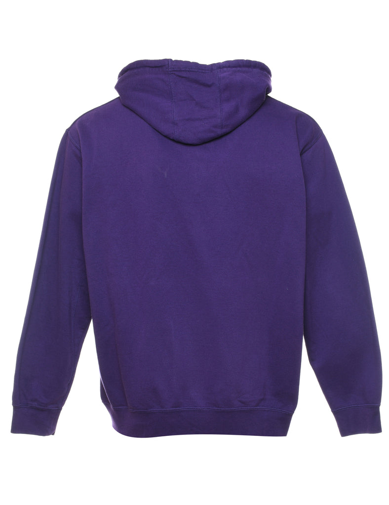 NFL Ravens Hooded Purple Hoodie - L