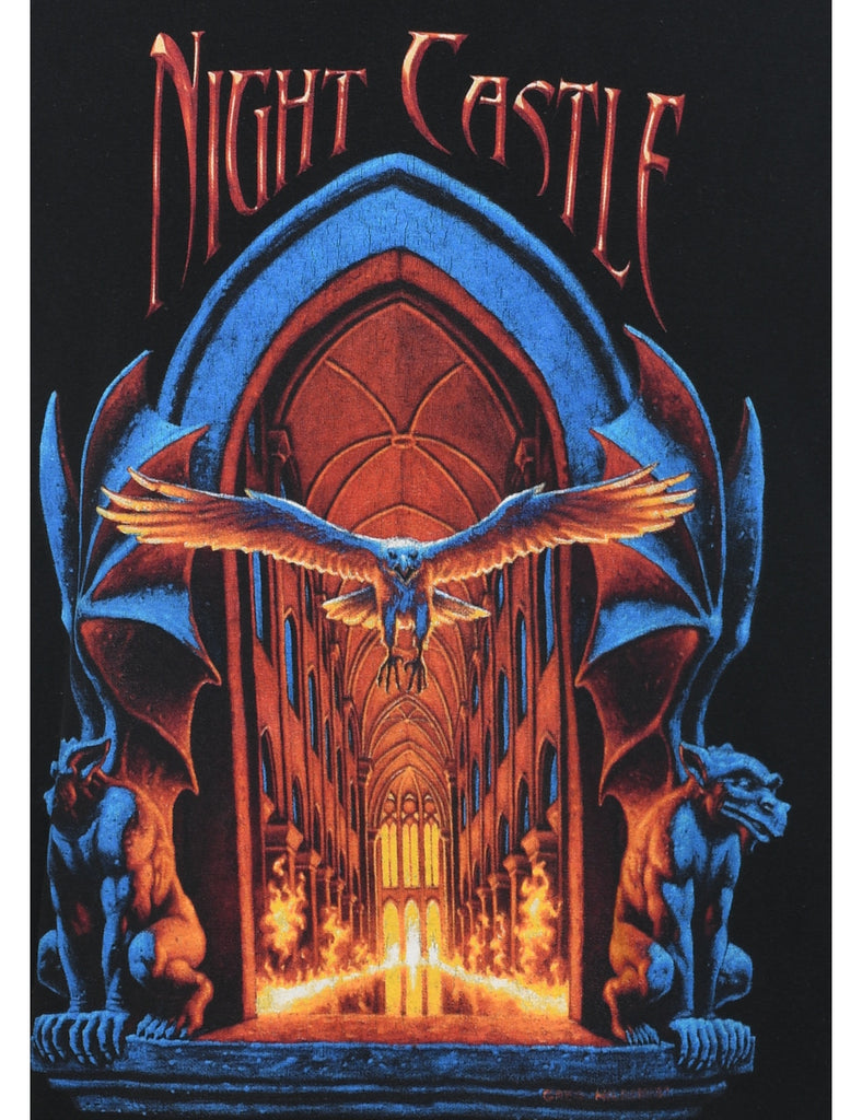 Night Castle Printed T-shirt - XL