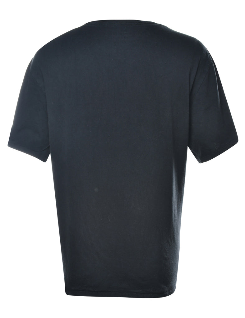 Nike Black Printed T-shirt - XXL