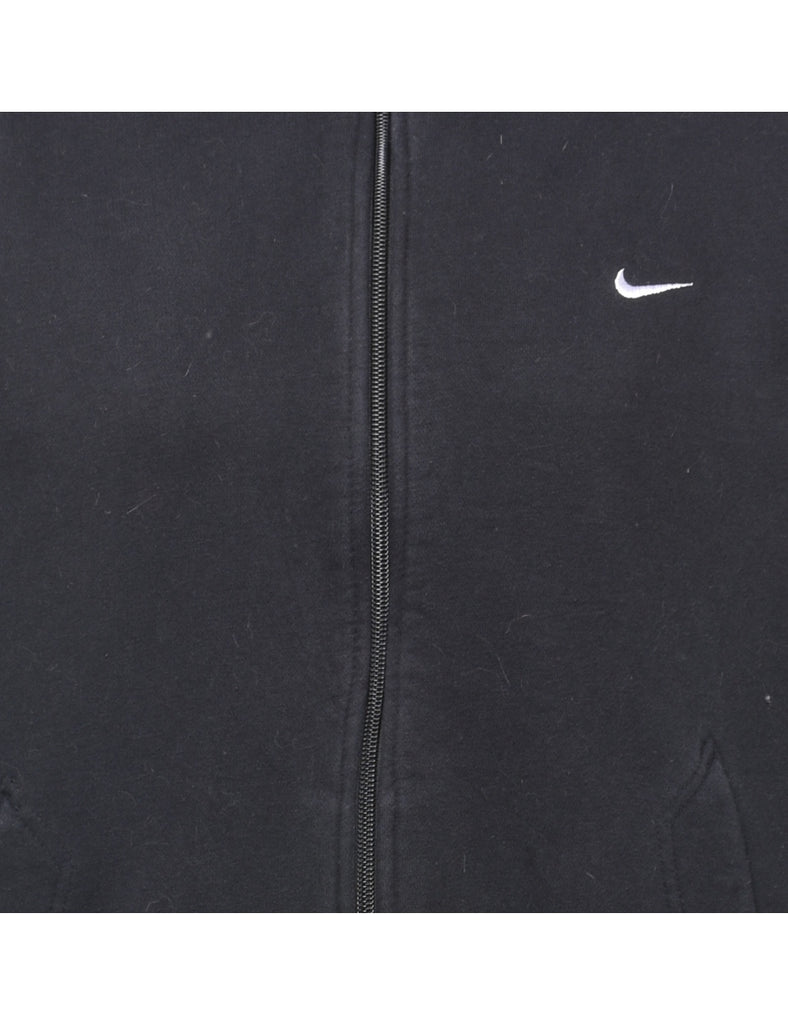 Nike Black & White Embroidered Track Top - M