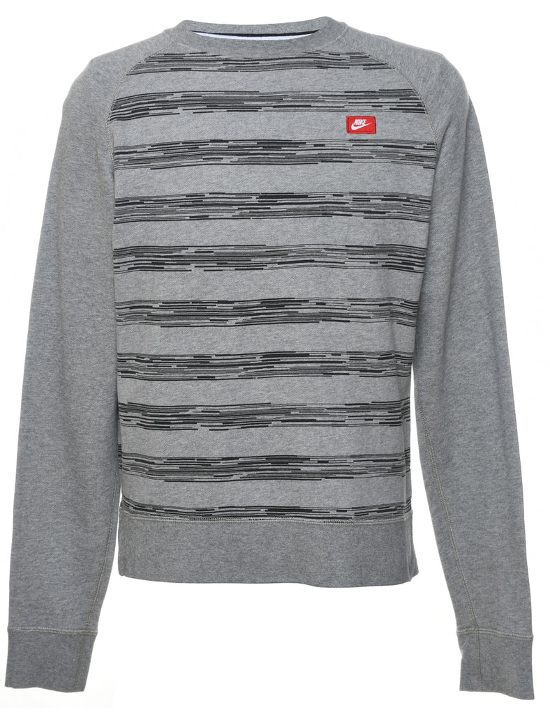 Nike Classic Striped Sweatshirt - M