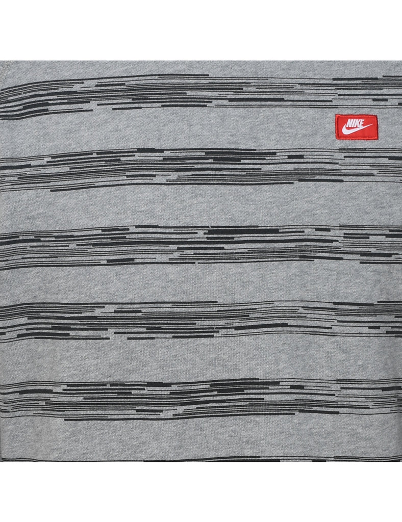 Nike Classic Striped Sweatshirt - M