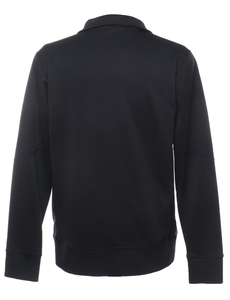 Nike Dri-Fit Black & Grey Track Top - S