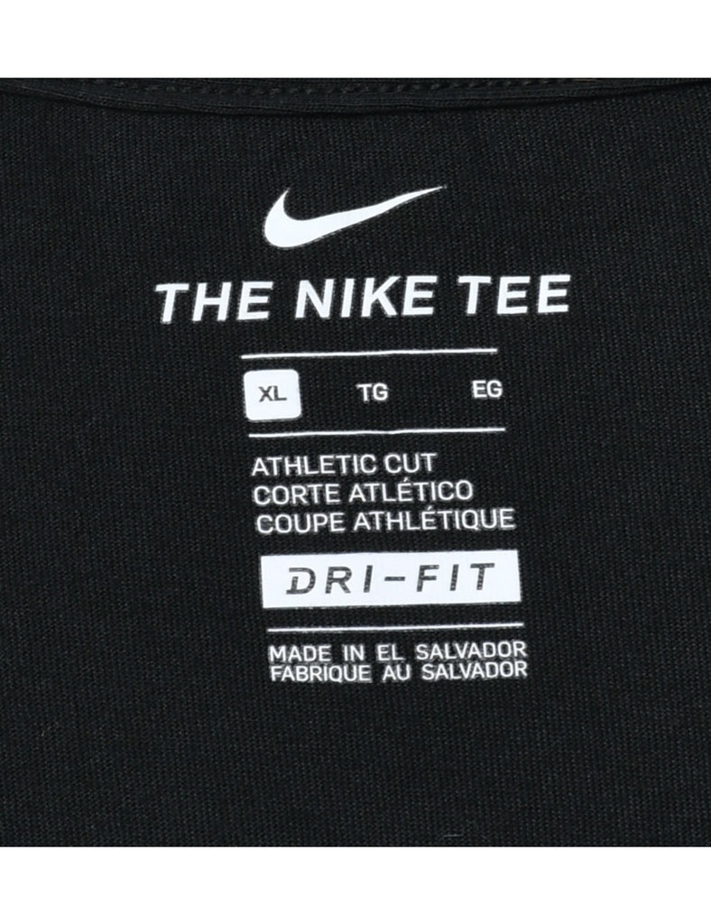 Nike Ohio State Black & Red Printed T-shirt - XL