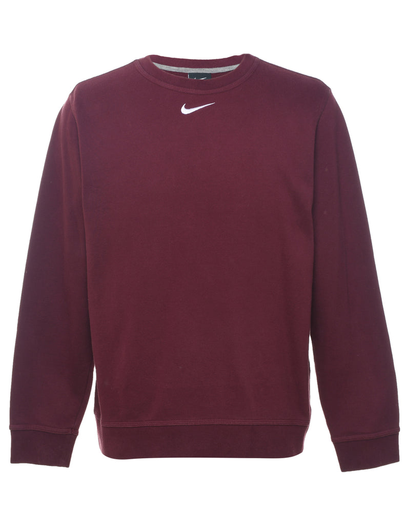 Nike Plain Plum Sweatshirt - M