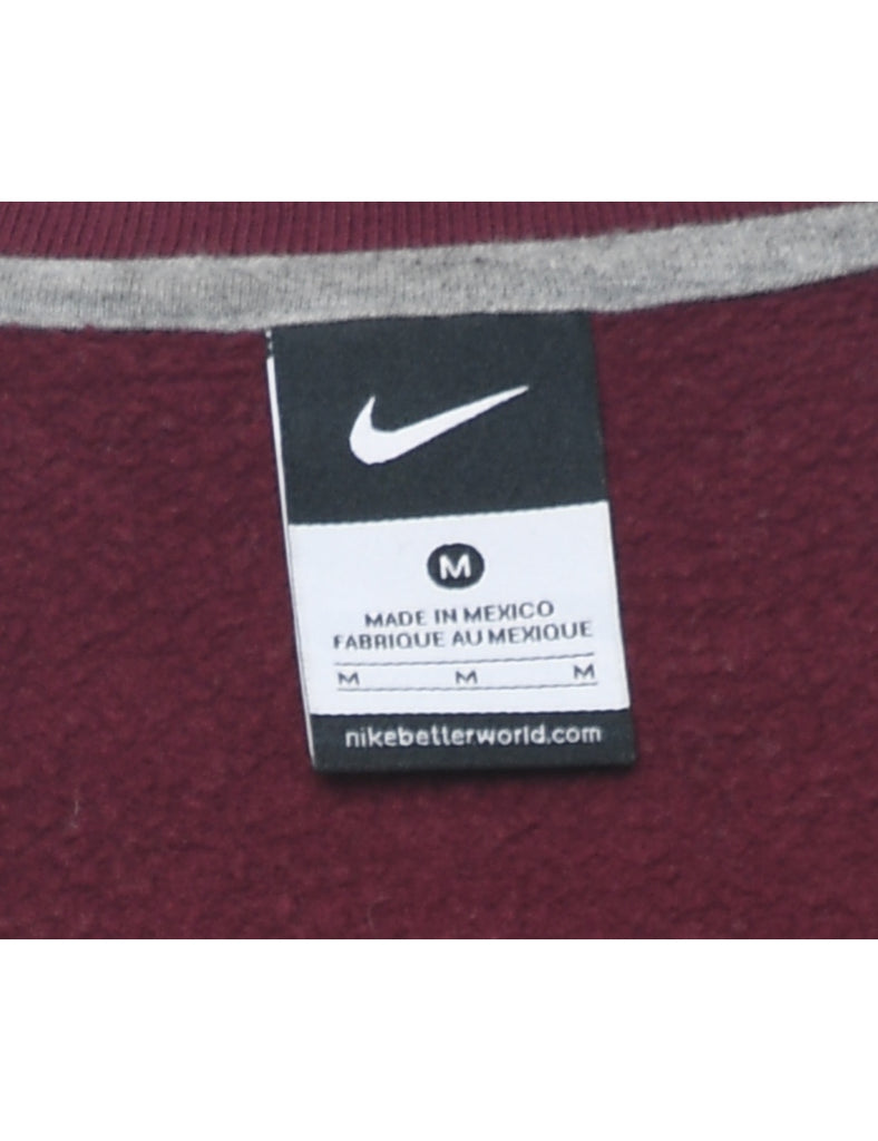 Nike Plain Plum Sweatshirt - M