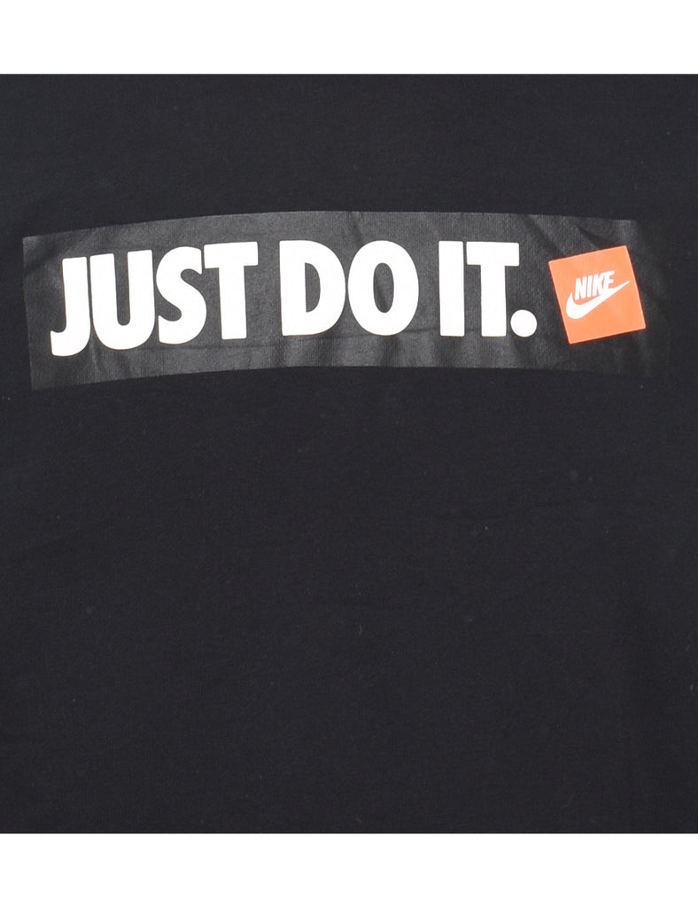 Nike Printed Black & White Sweatshirt - M